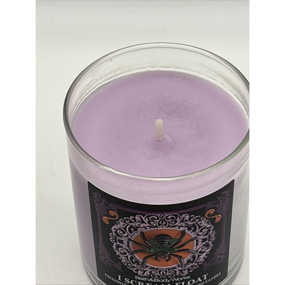 Bath & Body Works I SCREAM FLOAT Single Wick Candle HALLOWEEN 2025 NEW - Picture 3 of 5